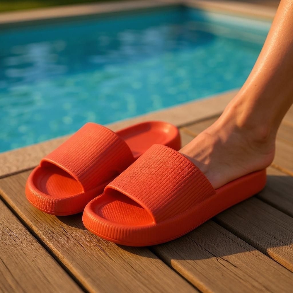Cloud Slides In Red Size 38-39